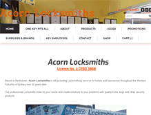 Tablet Screenshot of acornlocksmiths.com
